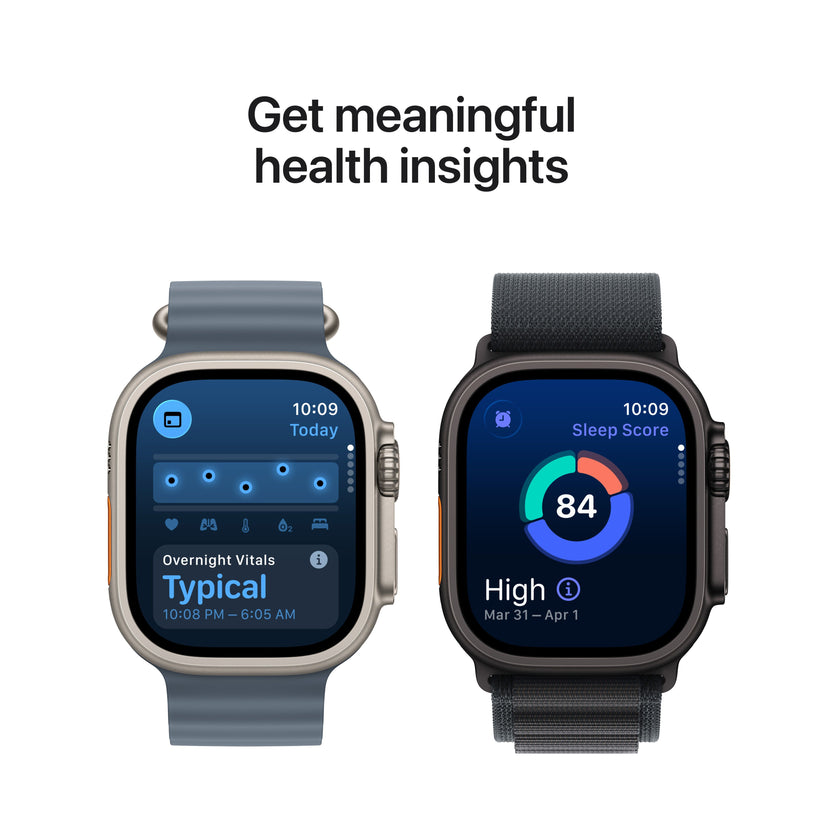 Apple Watch Ultra 3 GPS + Cellular 49mm Black Titanium Case with Black Alpine Loop - Small - iSTYLE SI