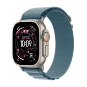 Apple Watch Ultra 3 GPS + Cellular 49mm Natural Titanium Case with Light Blue Alpine Loop - Medium - iSTYLE SI