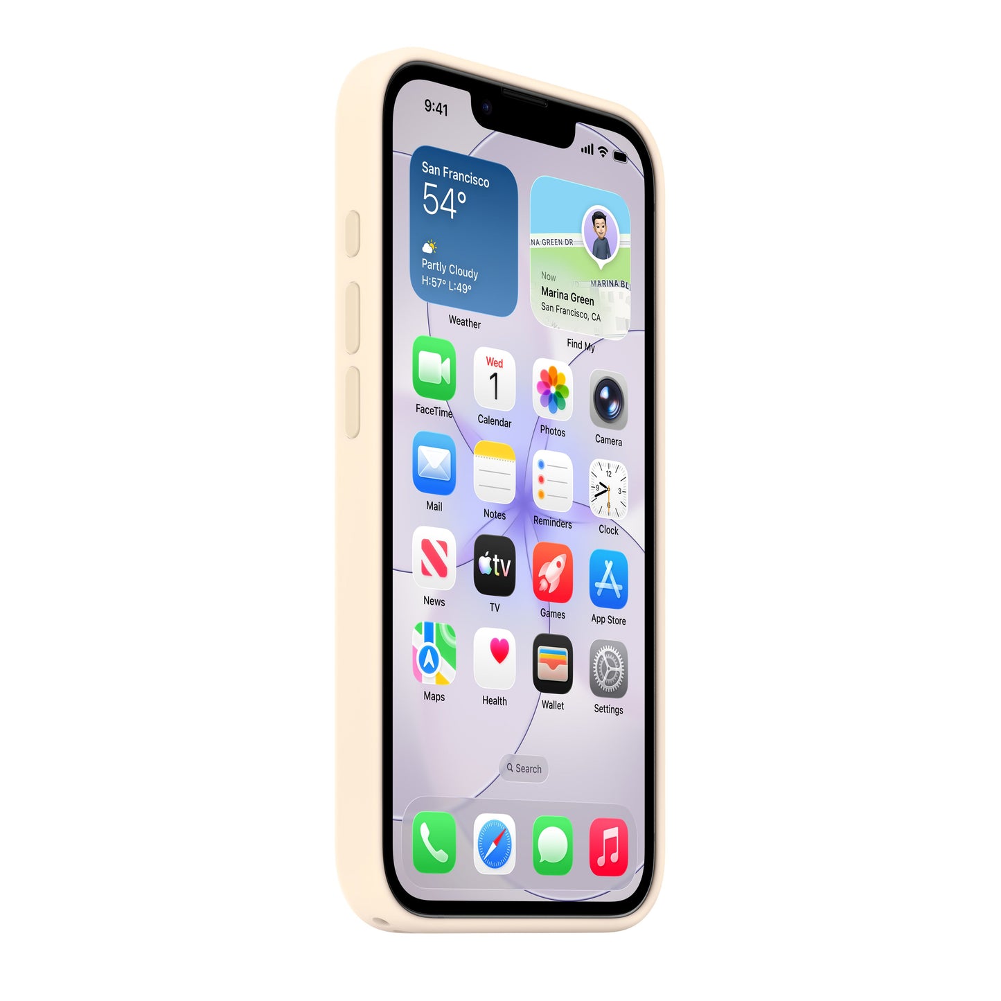 iPhone 17e Silicone Case with MagSafe – Vanilla - iSTYLE.si