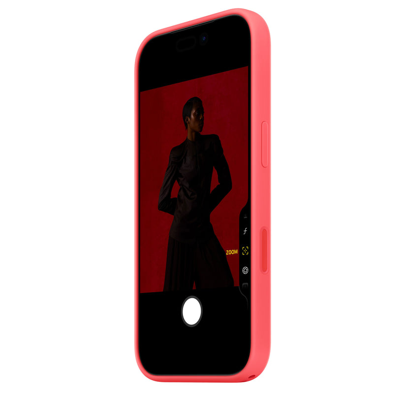 iPhone 17 Pro Silicone Case with MagSafe – Bright Guava - iSTYLE.si