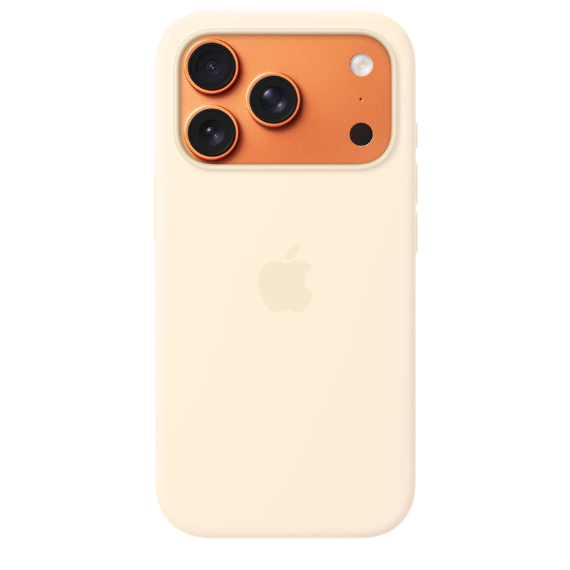 iPhone 17 Pro Silicone Case with MagSafe – Vanilla - iSTYLE.si
