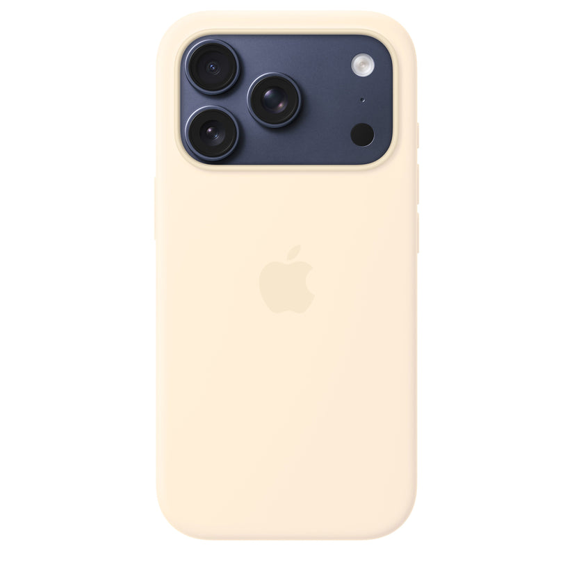 iPhone 17 Pro Silicone Case with MagSafe – Vanilla - iSTYLE.si