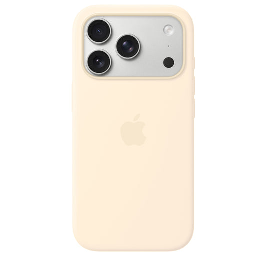 iPhone 17 Pro Silicone Case with MagSafe – Vanilla - iSTYLE.si