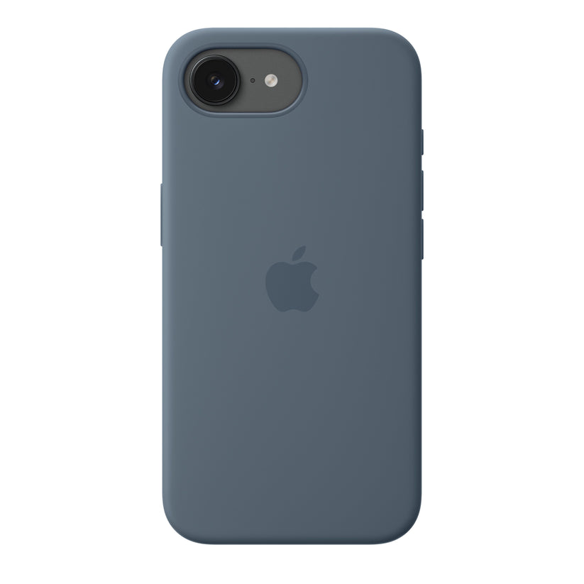 iPhone 17e Silicone Case with MagSafe – Anchor Blue - iSTYLE.si