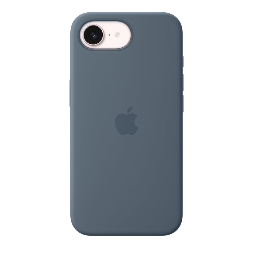 iPhone 17e Silicone Case with MagSafe – Anchor Blue - iSTYLE.si