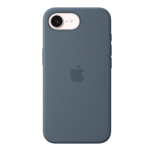 iPhone 17e Silicone Case with MagSafe – Anchor Blue - iSTYLE.si