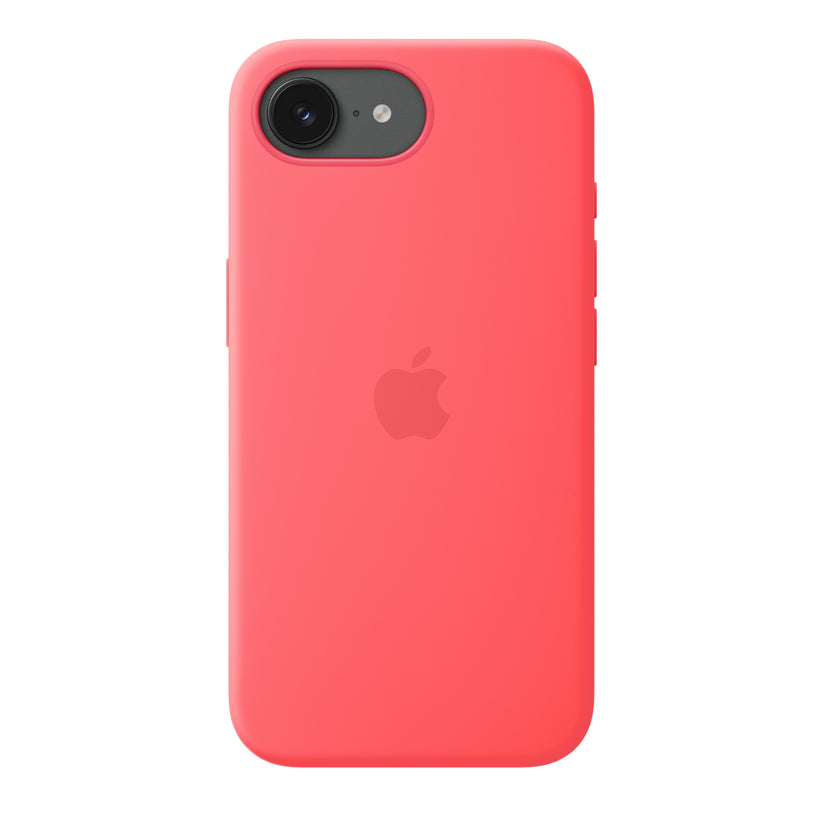 iPhone 17e Silicone Case with MagSafe – Bright Guava - iSTYLE.si