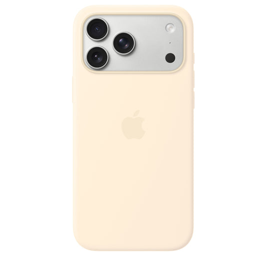 iPhone 17 Pro Max Silicone Case with MagSafe – Vanilla - iSTYLE.si