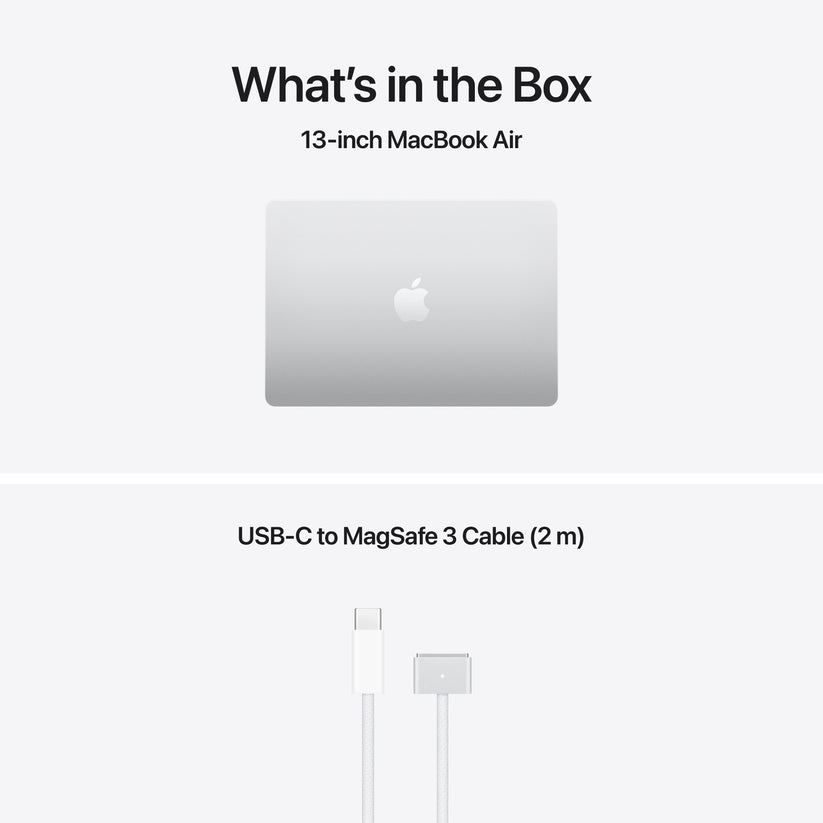 13-inch MacBook Air: Apple M5 chip with 10-core CPU and 10-core GPU, 1TB SSD - Silver - iSTYLE.si