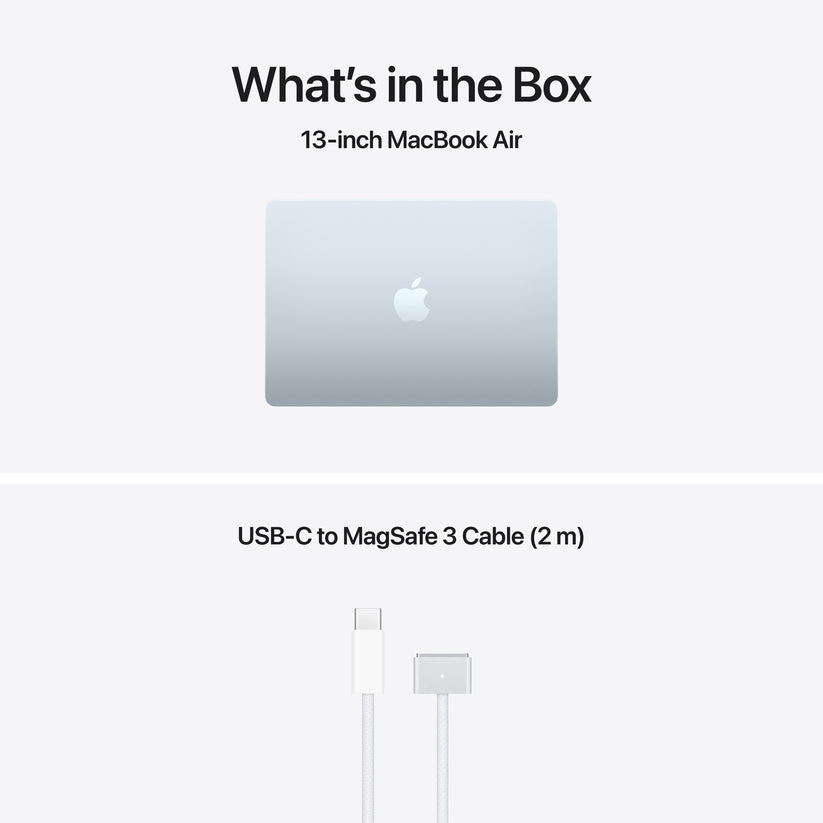 13-inch MacBook Air: Apple M5 chip with 10-core CPU and 10-core GPU, 1TB SSD - Sky Blue - iSTYLE.si