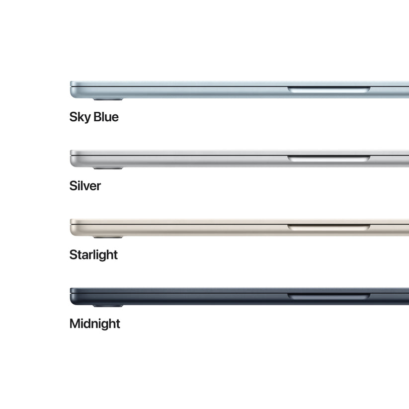 15-inch MacBook Air: Apple M5 chip with 10-core CPU and 10-core GPU, 512GB SSD - Midnight - iSTYLE.si