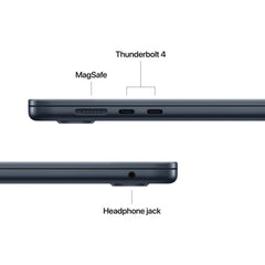 15-inch MacBook Air: Apple M5 chip with 10-core CPU and 10-core GPU, 512GB SSD - Midnight - iSTYLE.si