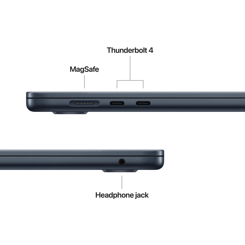 15-inch MacBook Air: Apple M5 chip with 10-core CPU and 10-core GPU, 512GB SSD - Midnight - iSTYLE.si