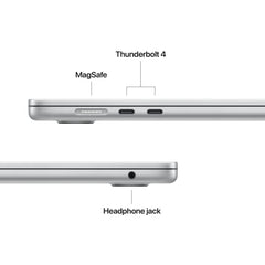 15-inch MacBook Air: Apple M5 chip with 10-core CPU and 10-core GPU, 1TB SSD - Silver - iSTYLE.si