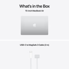 15-inch MacBook Air: Apple M5 chip with 10-core CPU and 10-core GPU, 1TB SSD - Silver - iSTYLE.si