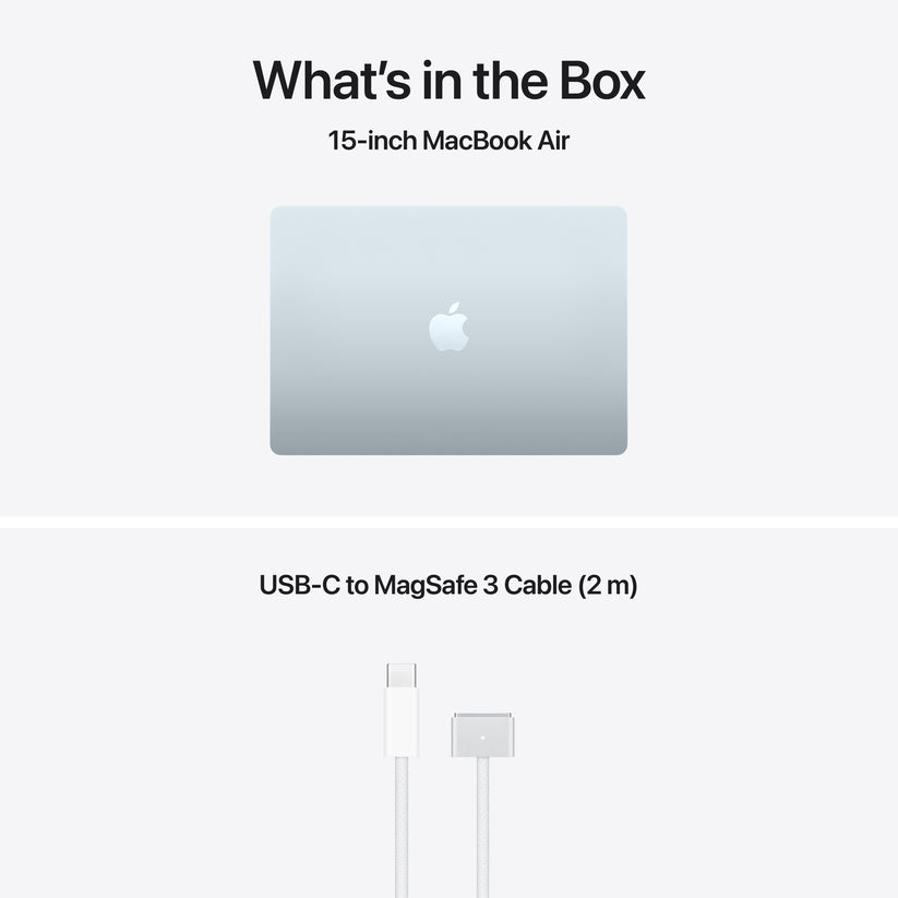 15-inch MacBook Air: Apple M5 chip with 10-core CPU and 10-core GPU, 1TB SSD - Sky Blue - iSTYLE.si
