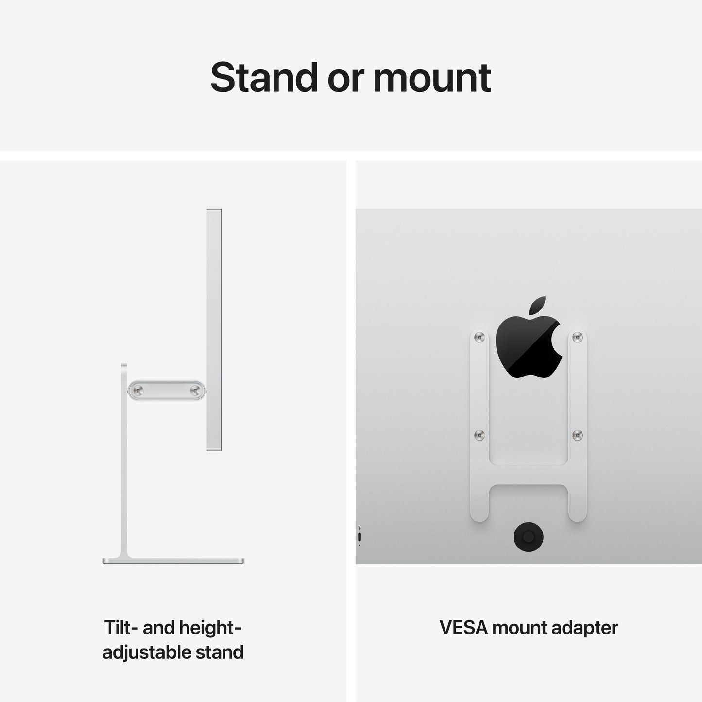 Studio Display XDR - Nano-texture glass - Tilt- and height-adjustable stand - iSTYLE.si