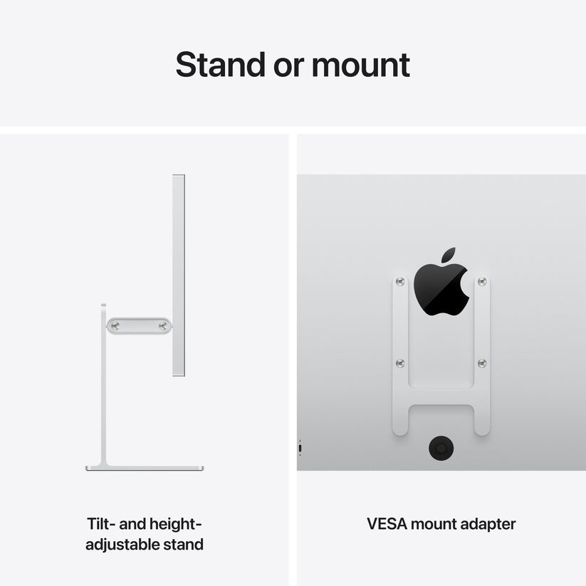 Studio Display XDR - Nano-texture glass - Tilt- and height-adjustable stand - iSTYLE.si