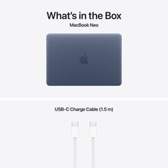 13-inch MacBook Neo: Apple A18 Pro chip with 6‑core CPU and 5‑core GPU, Magic Keyboard with Touch ID, 512GB SSD - Indigo - iSTYLE.si