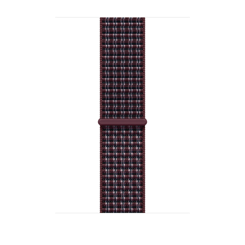 46mm Burgundy Plaid Sport Loop - iSTYLE.si