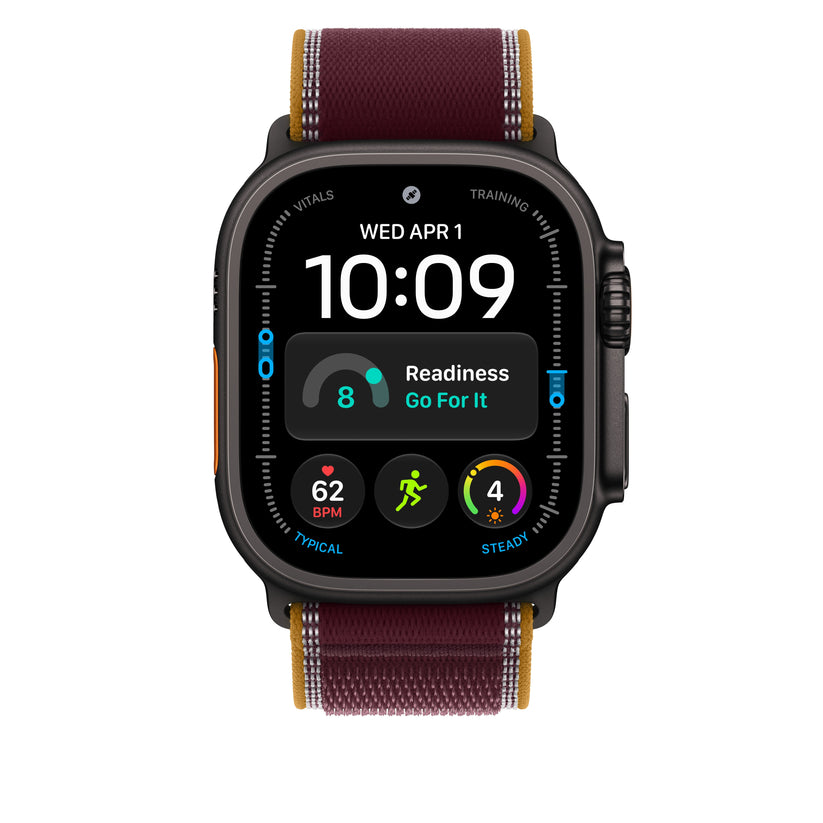 49mm Burgundy Trail Loop - S/M - Black Titanium Finish - iSTYLE.si