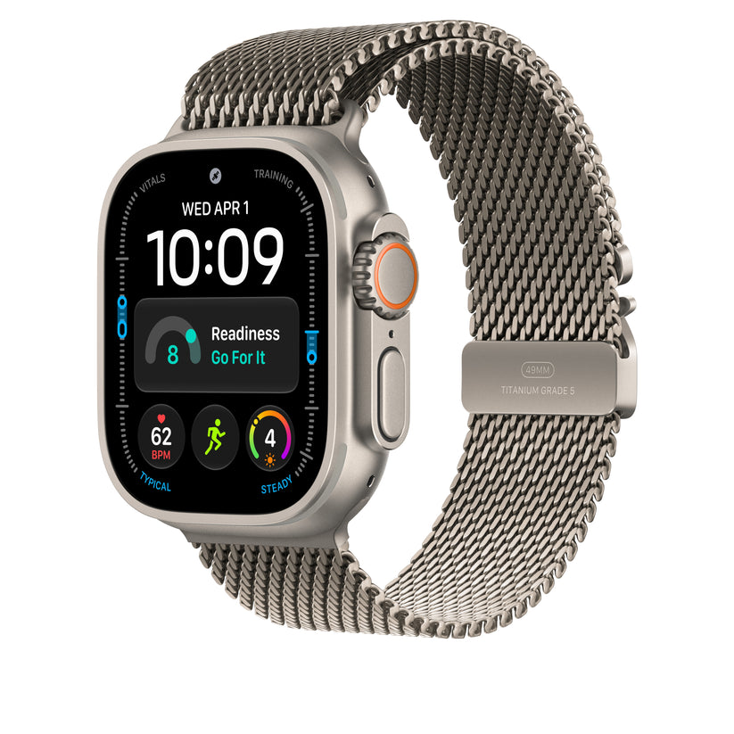 49mm Natural Titanium Milanese Loop - Small - iSTYLE.si