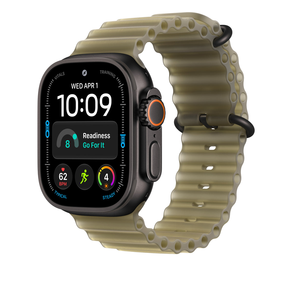 49mm Translucent Kelp Ocean Band - Black Titanium Finish - iSTYLE.si