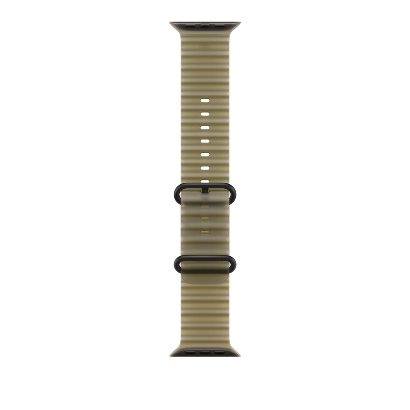 49mm Translucent Kelp Ocean Band - Black Titanium Finish - iSTYLE.si
