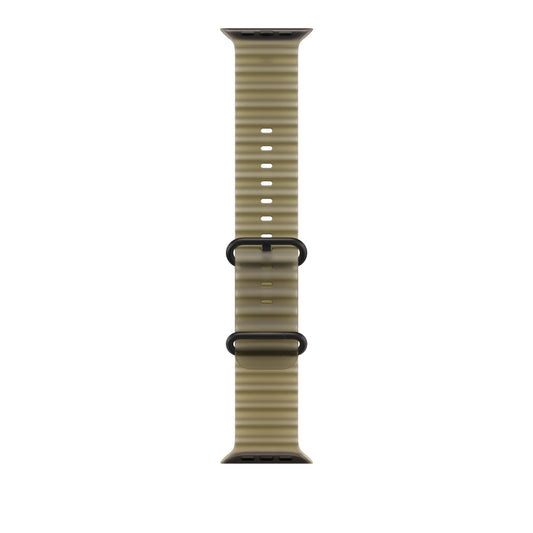 49mm Translucent Kelp Ocean Band - Black Titanium Finish - iSTYLE.si