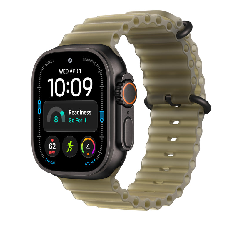 49mm Translucent Kelp Ocean Band Extension - Black Titanium Finish - iSTYLE.si