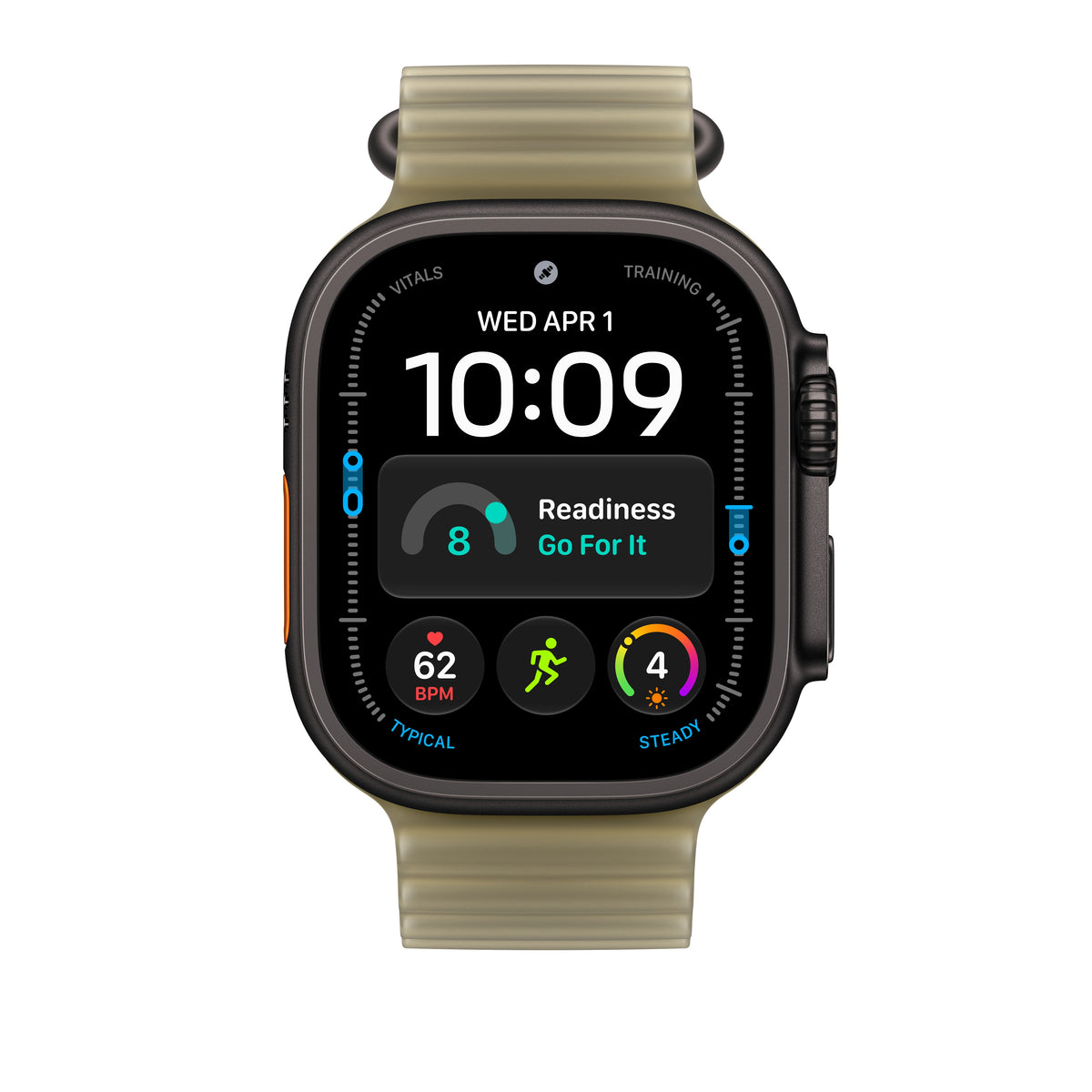 49mm Translucent Kelp Ocean Band Extension - Black Titanium Finish - iSTYLE.si