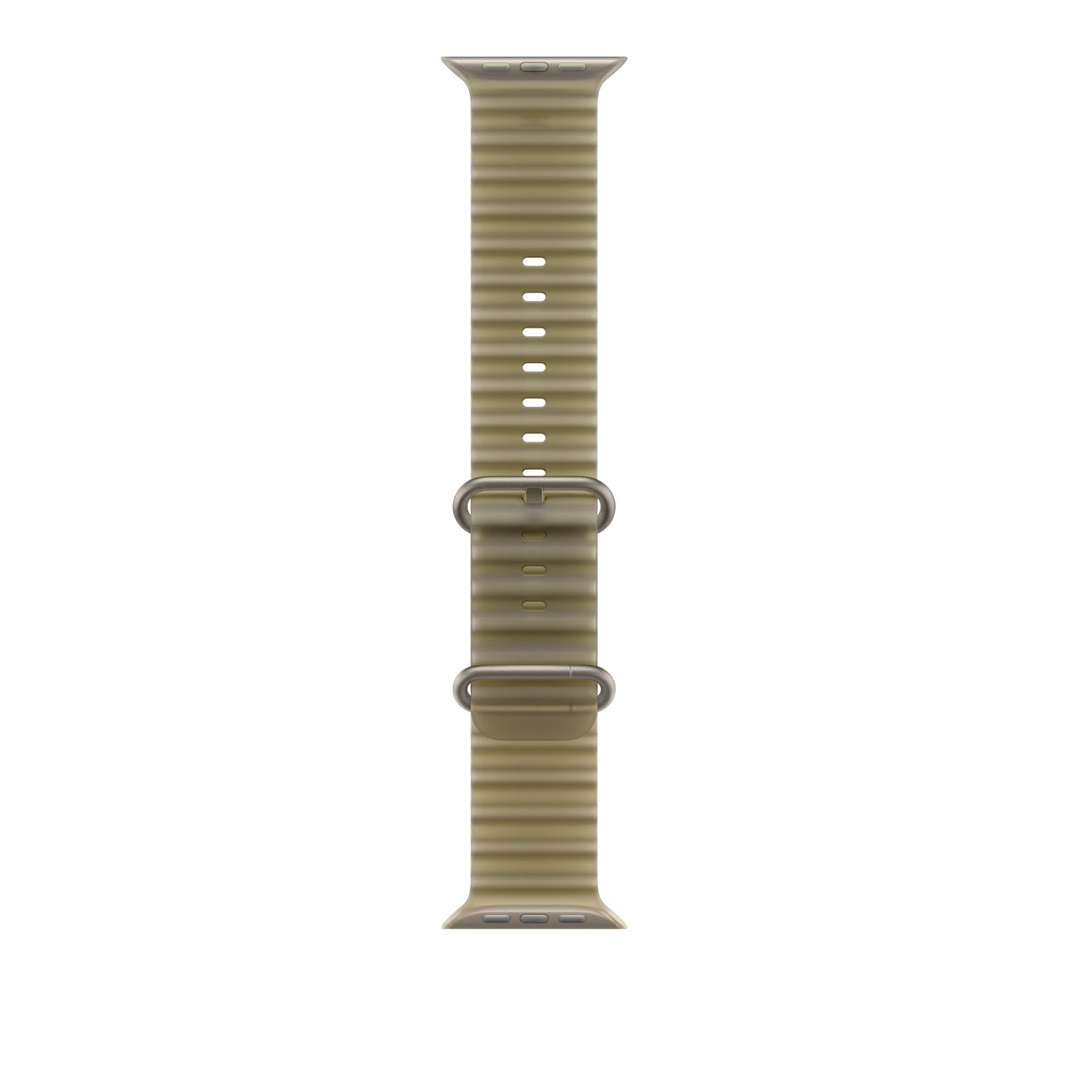 49mm Translucent Kelp Ocean Band - Natural Titanium Finish - iSTYLE.si