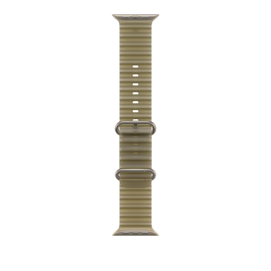 49mm Translucent Kelp Ocean Band - Natural Titanium Finish - iSTYLE.si