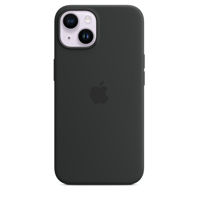 Apple silikonski ovitek z MagSafe za iPhone 14 - polnočna - iSTYLE SI