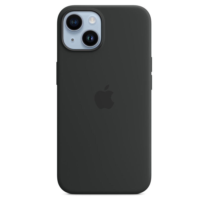 Apple silikonski ovitek z MagSafe za iPhone 14 - polnočna - iSTYLE SI