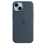 Apple silikonski ovitek z MagSafe za iPhone 14 - nevihtno modra - iSTYLE SI