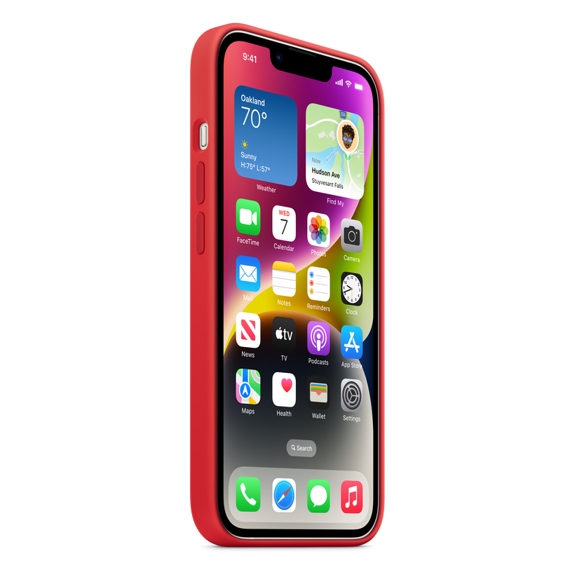 Apple silikonski ovitek z MagSafe za iPhone 14 - (PRODUCT)RED - iSTYLE SI