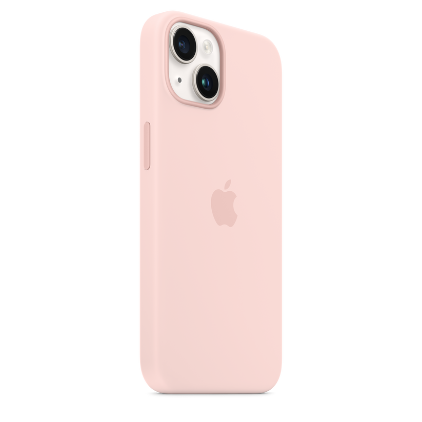 Apple silikonski ovitek z MagSafe za iPhone 14 - kredasto roza - iSTYLE SI