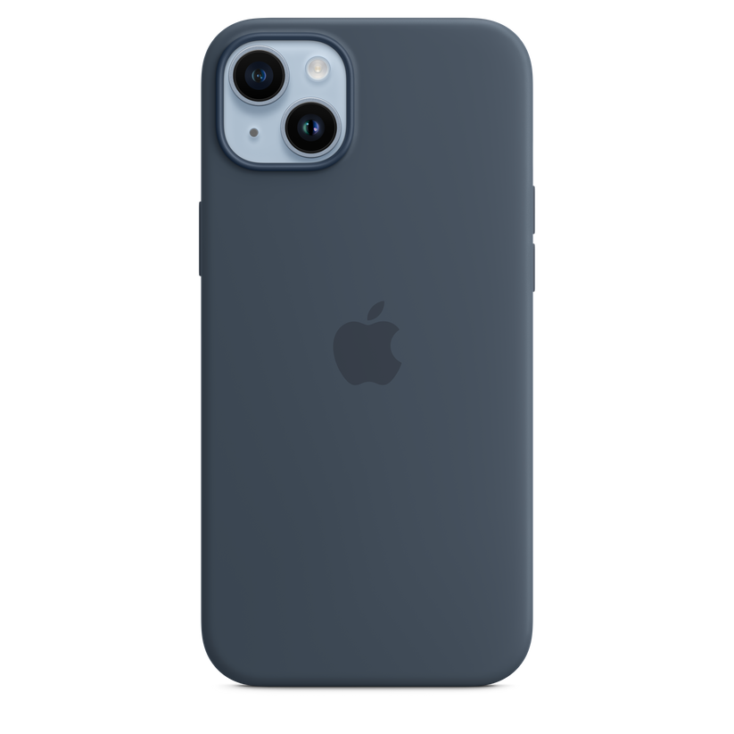 Apple silikonski ovitek z MagSafe za iPhone 14 Plus - nevihtno modra - iSTYLE SI