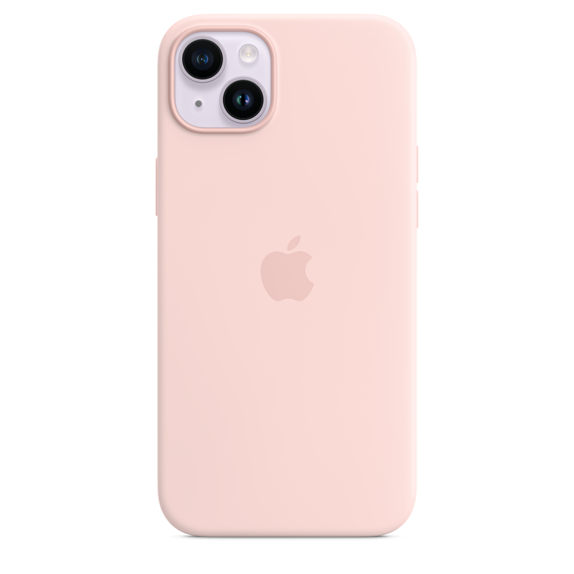Apple silikonski ovitek z MagSafe za iPhone 14 Plus - kredasto roza - iSTYLE SI