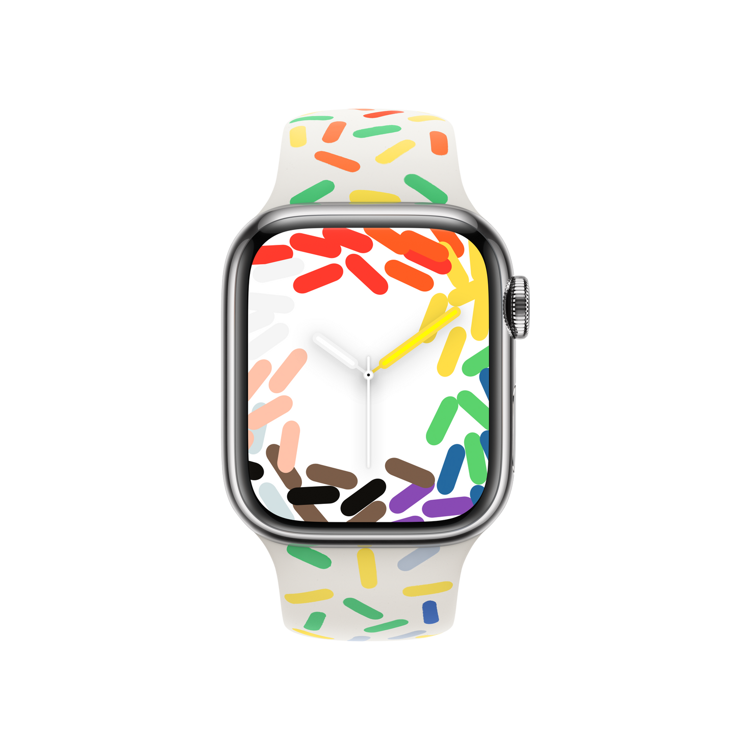 Apple pašček Sport Band M/L v barvi Pride Edition za Apple Watch velikosti 41 mm - iSTYLE SI
