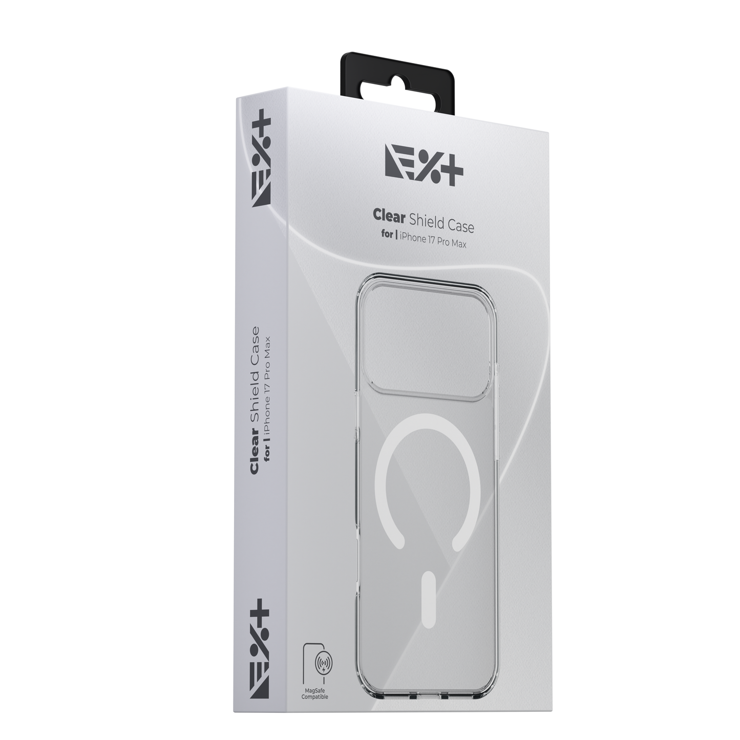 Next One magnetni ovitek Clear Shield za for iPhone 17 Pro Max - prozoren
