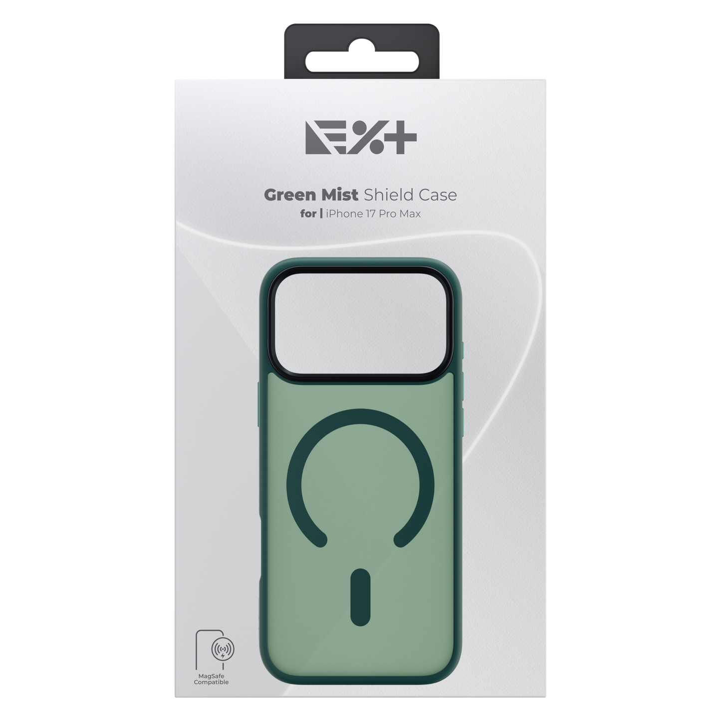 Next One magnetni ovitek Mist Shield za for iPhone 17 Pro Max - zelen