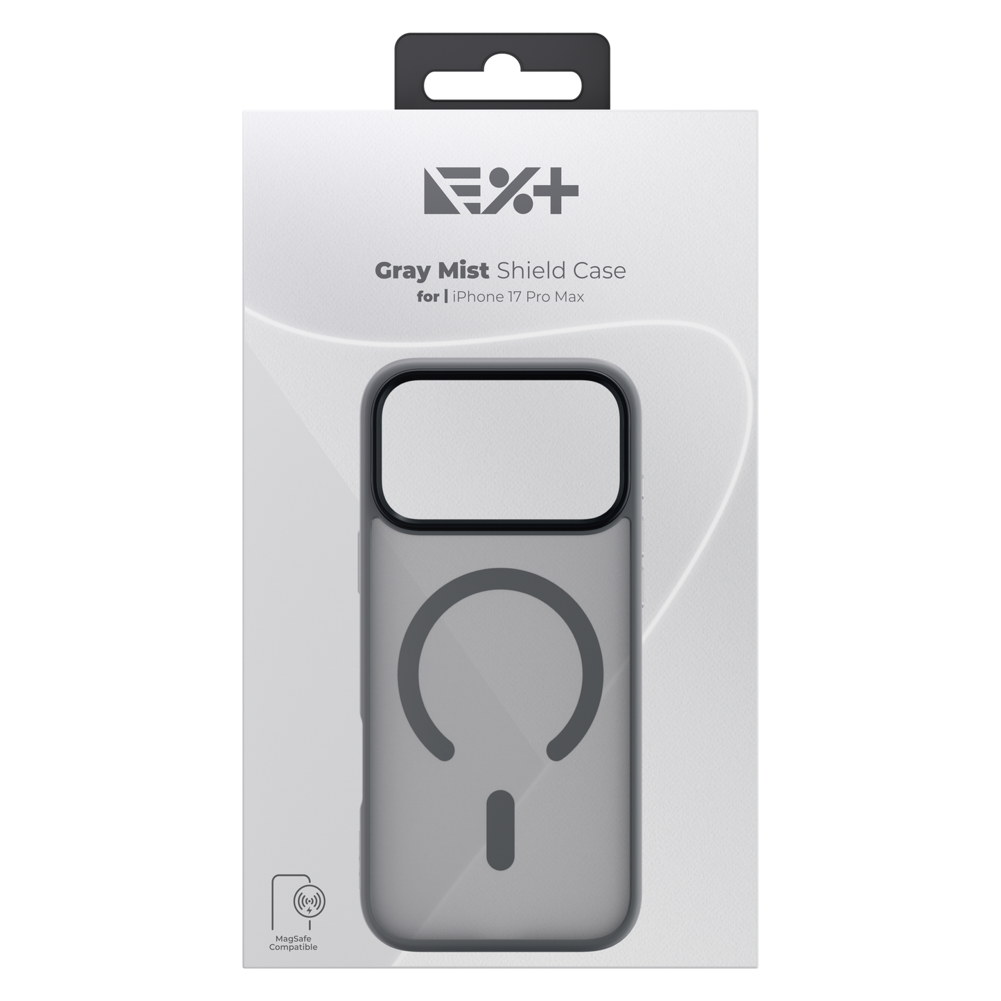 Next One magnetni ovitek Mist Shield za for iPhone 17 Pro Max - siv