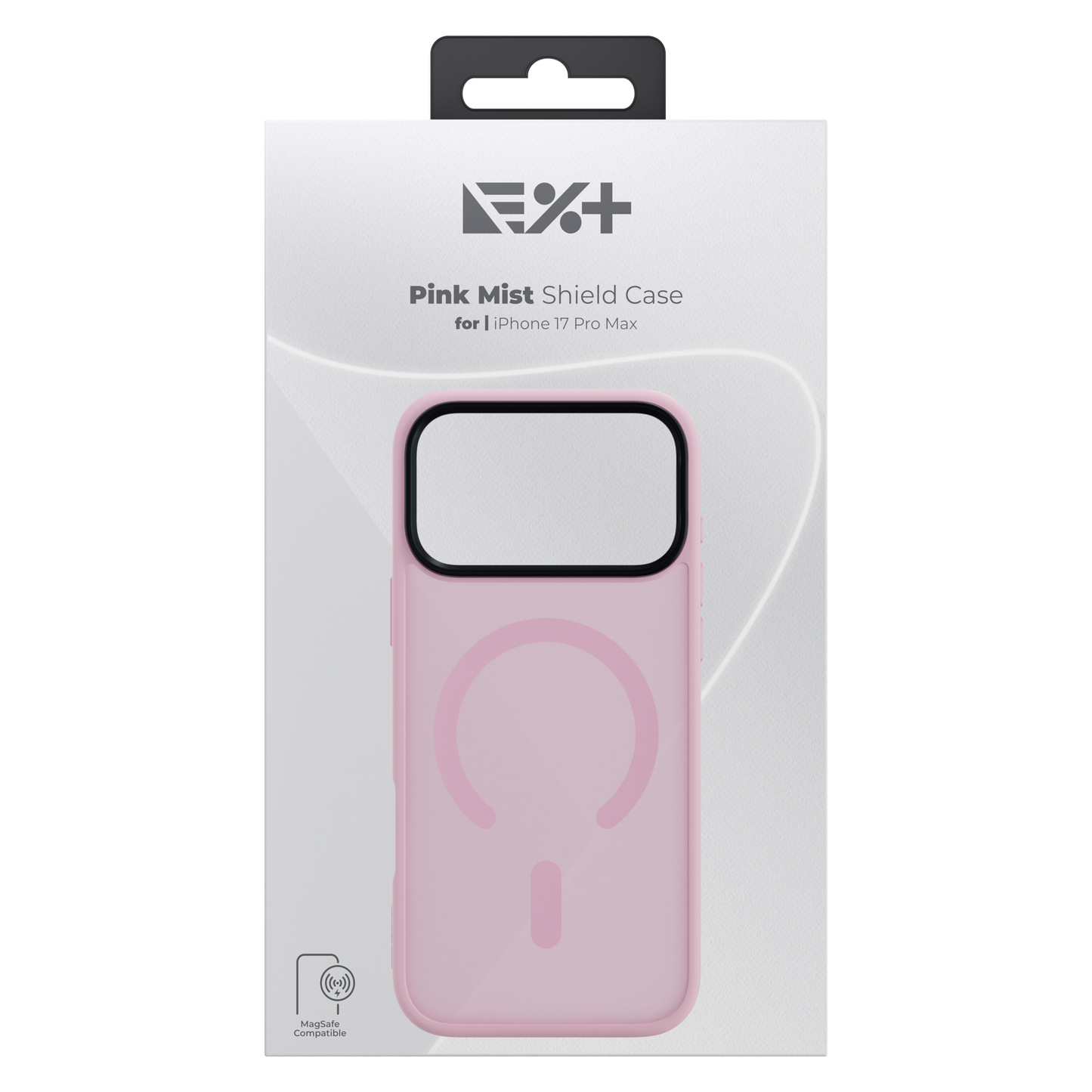 Next One magnetni ovitek Mist Shield za iPhone 17 Pro Max - roza