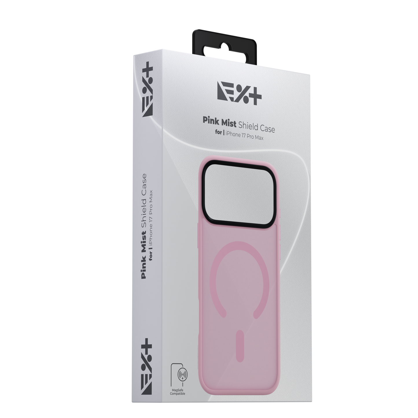 Next One magnetni ovitek Mist Shield za iPhone 17 Pro Max - roza