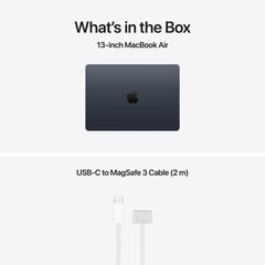 MacBook Air 13 CTO: Čip Apple M5 z 10-jedrno CPE in 10-jedrno GPE, 512 GB SSD, 24 GB RAM, Slovenska (QWERTZ) - Polnočna