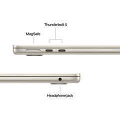 MacBook Air 13 CTO: Čip Apple M5 z 10-jedrno CPE in 10-jedrno GPE, 2 TB SSD, 16 GB RAM, Slovenski - Zvezdnata