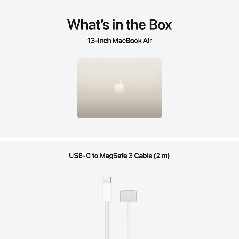 MacBook Air 13 CTO: Čip Apple M5 z 10-jedrno CPE in 10-jedrno GPE, 4 TB SSD, 32 GB RAM, Angleški - Zvezdnata