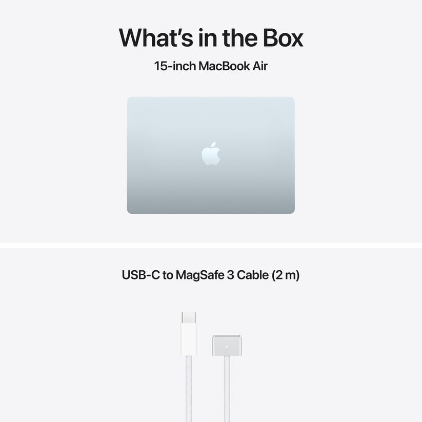 MacBook Air 15 CTO: Čip Apple M5 z 10-jedrno CPE in 10-jedrno GPE, 32 GB RAM, 512 GB SSD, Angleški - Nebeško modra